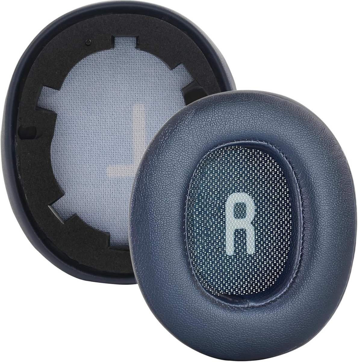 Vervangende oorkussens voor JBL hoofdtelefoons - Hoge dichtheid, leer en traagschuim, blauw - Geschikt voor Tune 700BT, 710BT, 750BT, 760BTNC