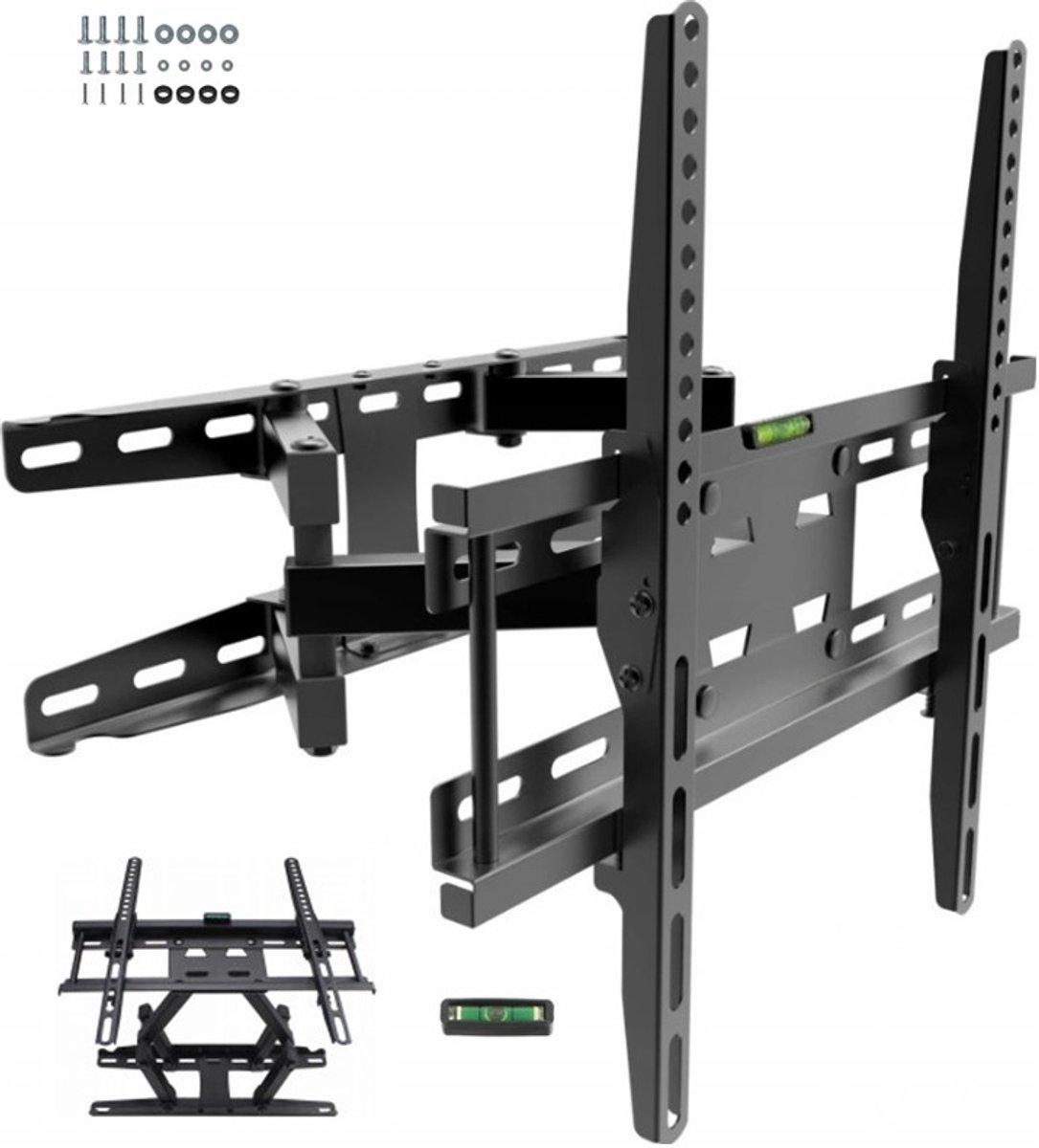 Draaibare TV-muurbeugel - Universeel, 45 kg, 49 inch