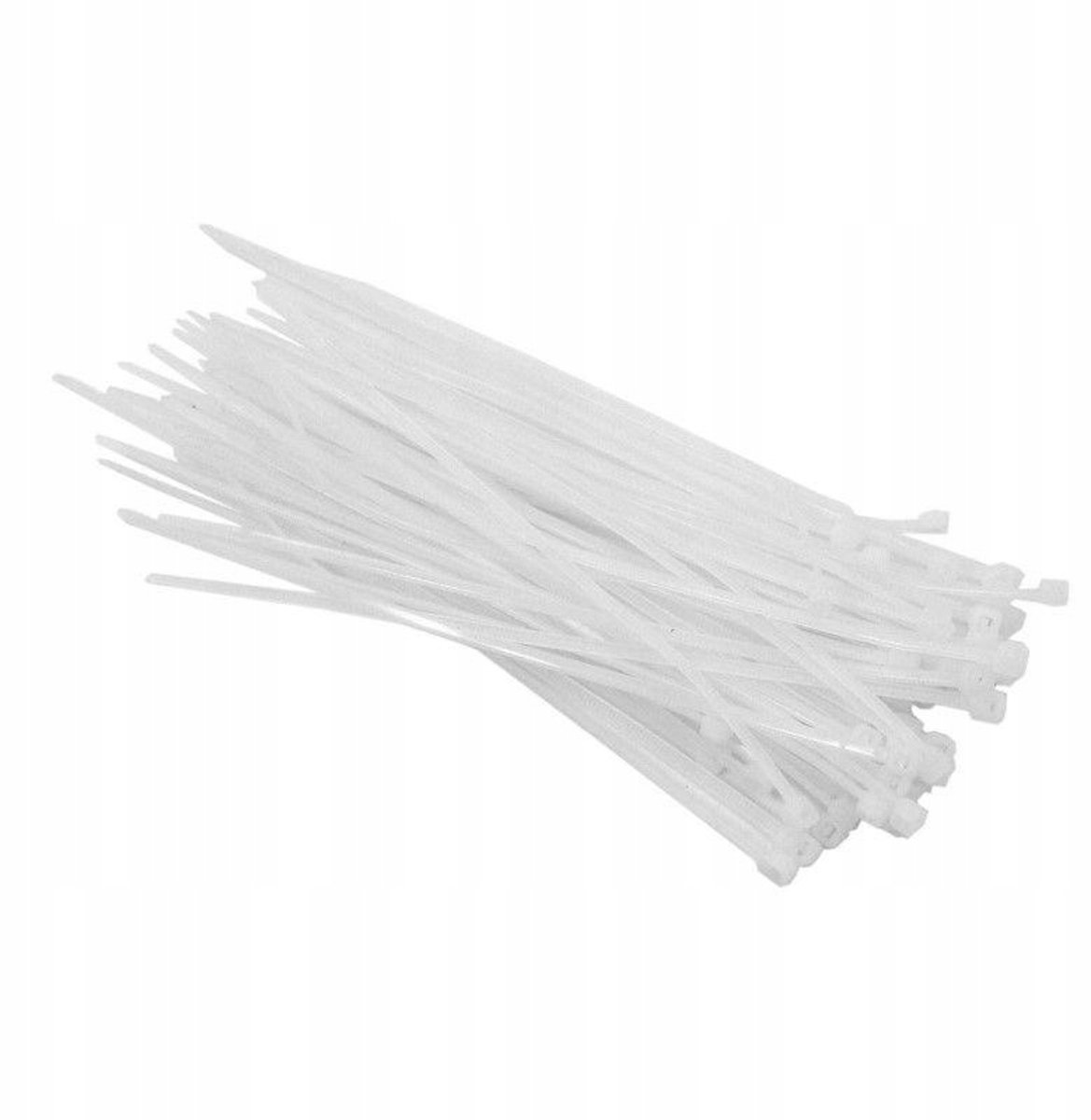 100x kabelbinders wit 300x4,8mm UV-bestendig - Kwaliteit