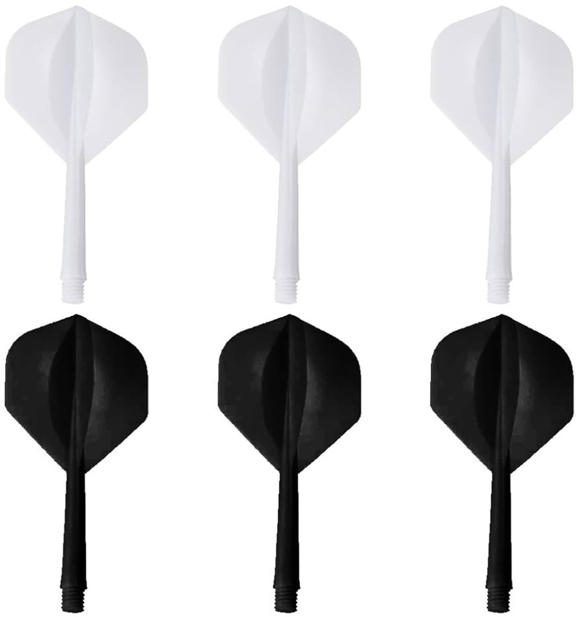 Elzusha - Set van 6 Dart Schachten met Stabiliserende Vleugels