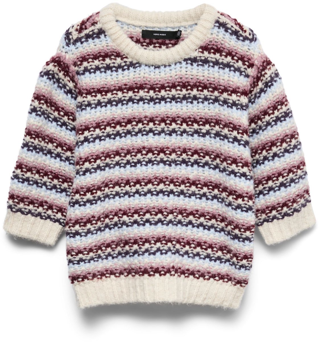 VERO MODA - VMCELLA 2/4 O-NECK PULLOVER BOO - Dames - Gebreide truien