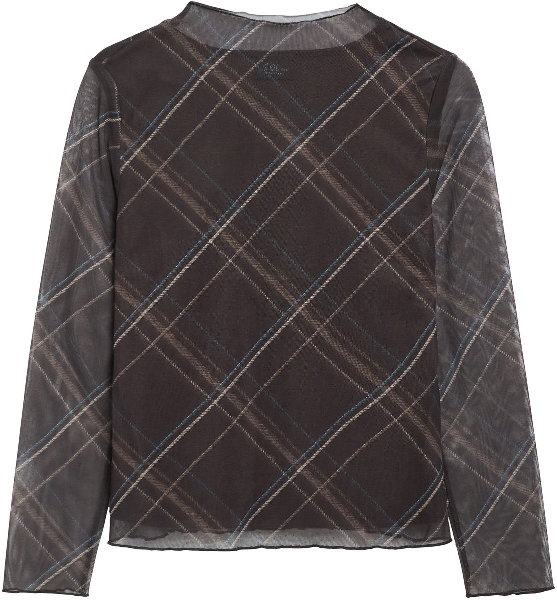 s.Oliver BLACK LABEL - Dames t-shirt - Maat L - Vrouwen - Bruin - voering
