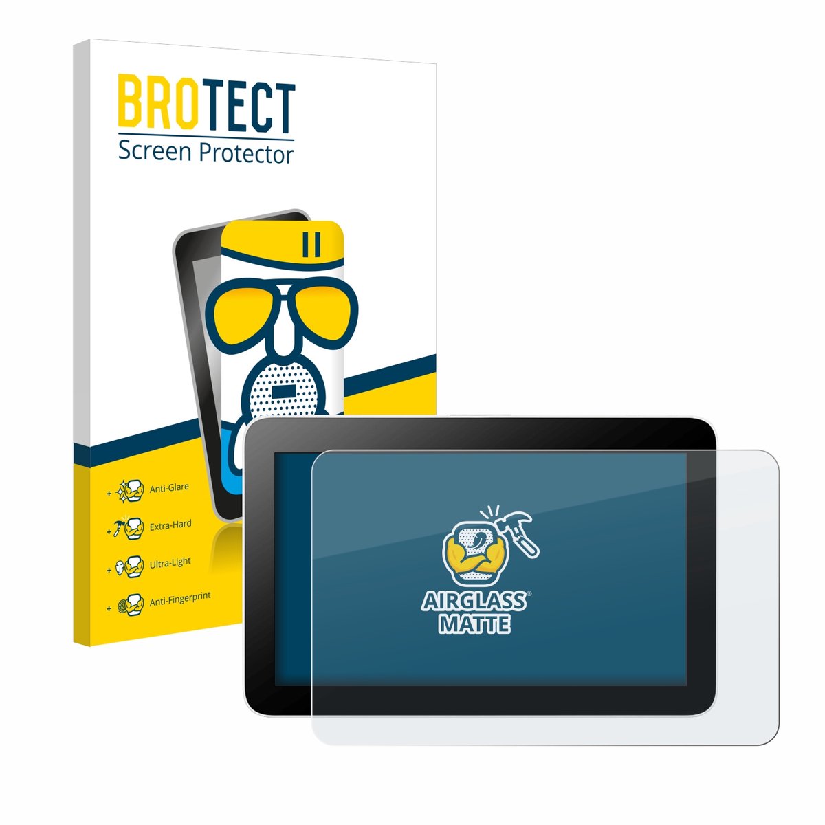 BROTECT - Screenprotector voor Wacom One 12 - Folie Beschermfolie Beschermglas matte