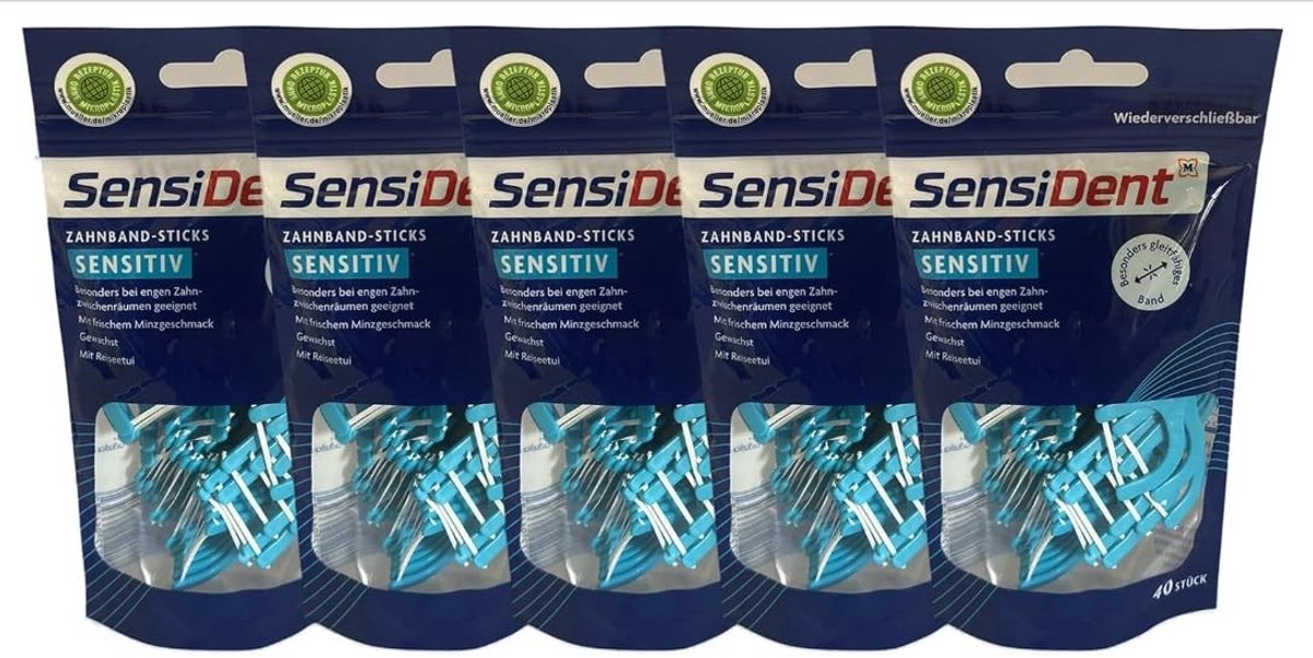 Elzusha - 5 x Sensitive Flosssticks voor Zachte Reiniging