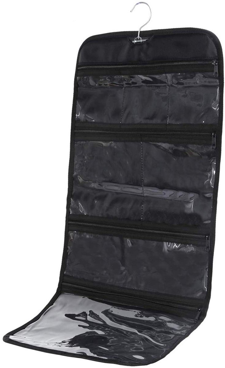 Elzusha - Vouwbare Hangende Toilettas - Cosmetische Organizer, Transparant