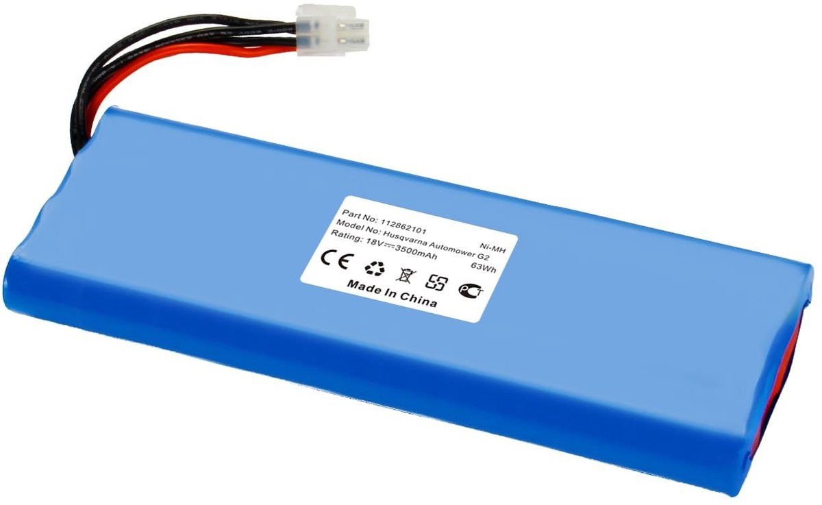 Elzusha - 18V 3500mAh Ni-MH Accu voor Husqvarna Automower Modellen