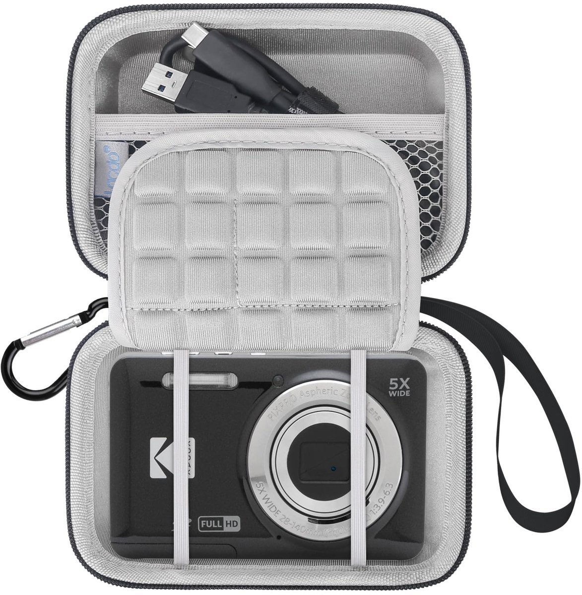 Elzusha - Camera Tas voor Digitale Camera met 360° Bescherming