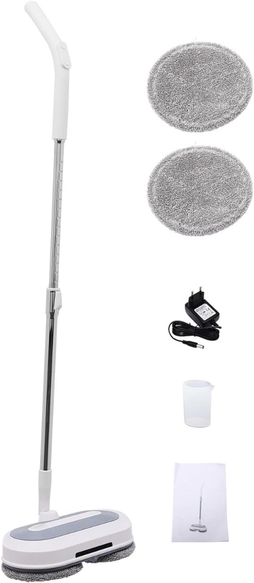 Allvia® Dweilsysteem Elektrisch - Dweilsysteem - Karcher Vloerreiniger - Wit/Grijs - 54cm x 24cm x 5cm – foto 6