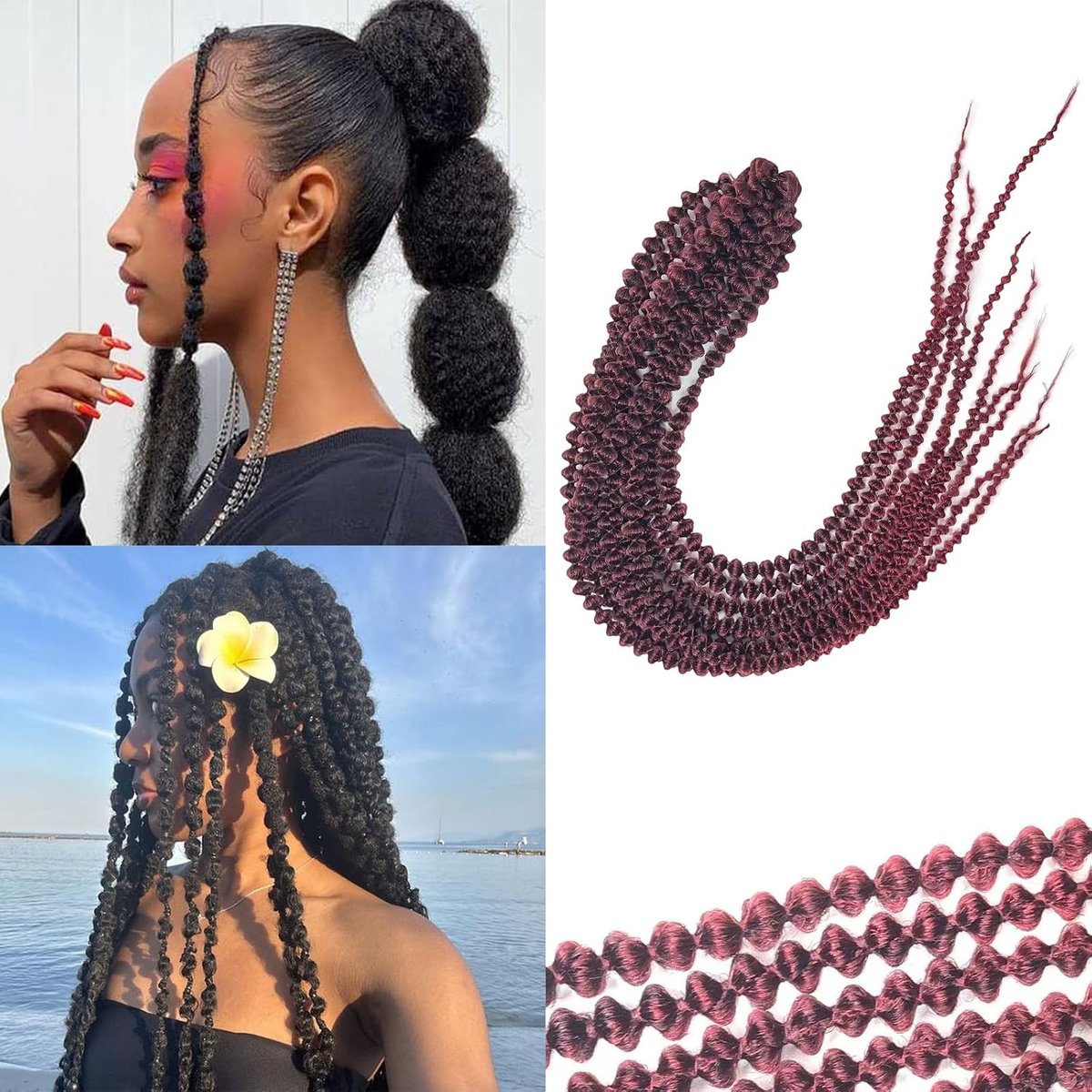 Zachte Krullende Dreads - 10 Strengen 24 Inch Precrochet Faux Locs voor Vrouwen, Perfecte Haardos voor Feestjes en Dagelijks Gebruik