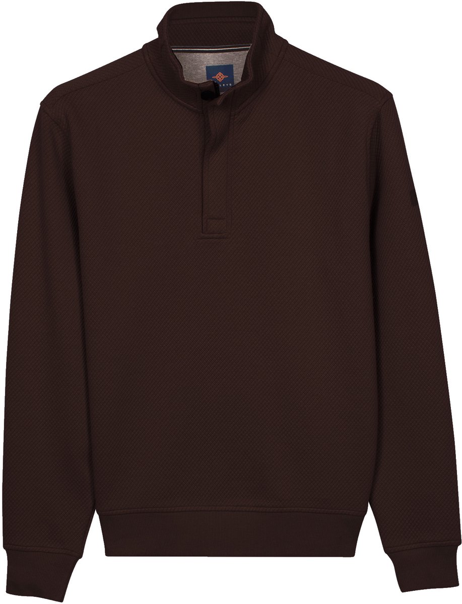 Baileys - Heren - Sweater - Regular fit – Half-zip- Trui – Bruin – 623119-80