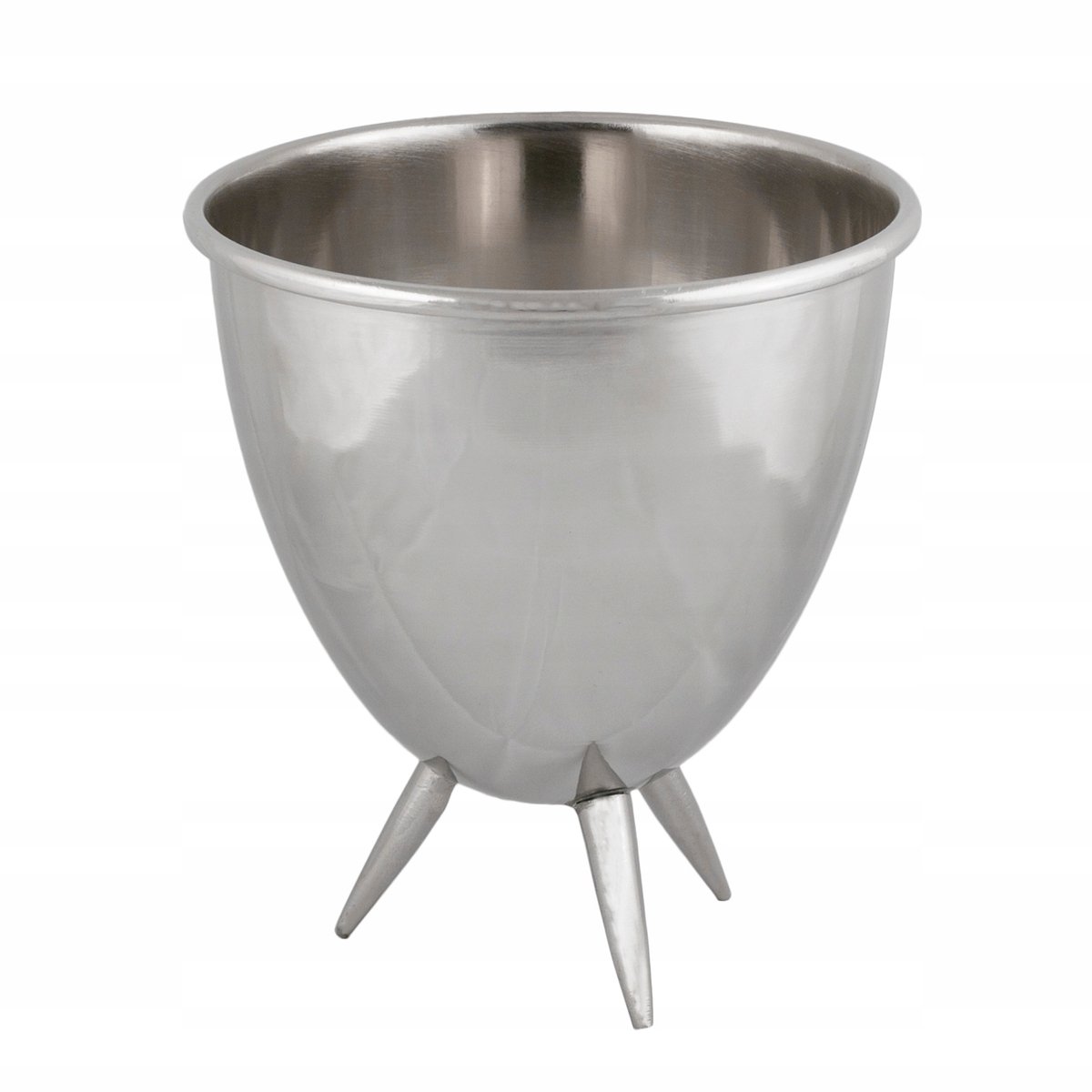 Aluminium Plantenpot Glanzend Zilver - Loft Stijl - 23cm