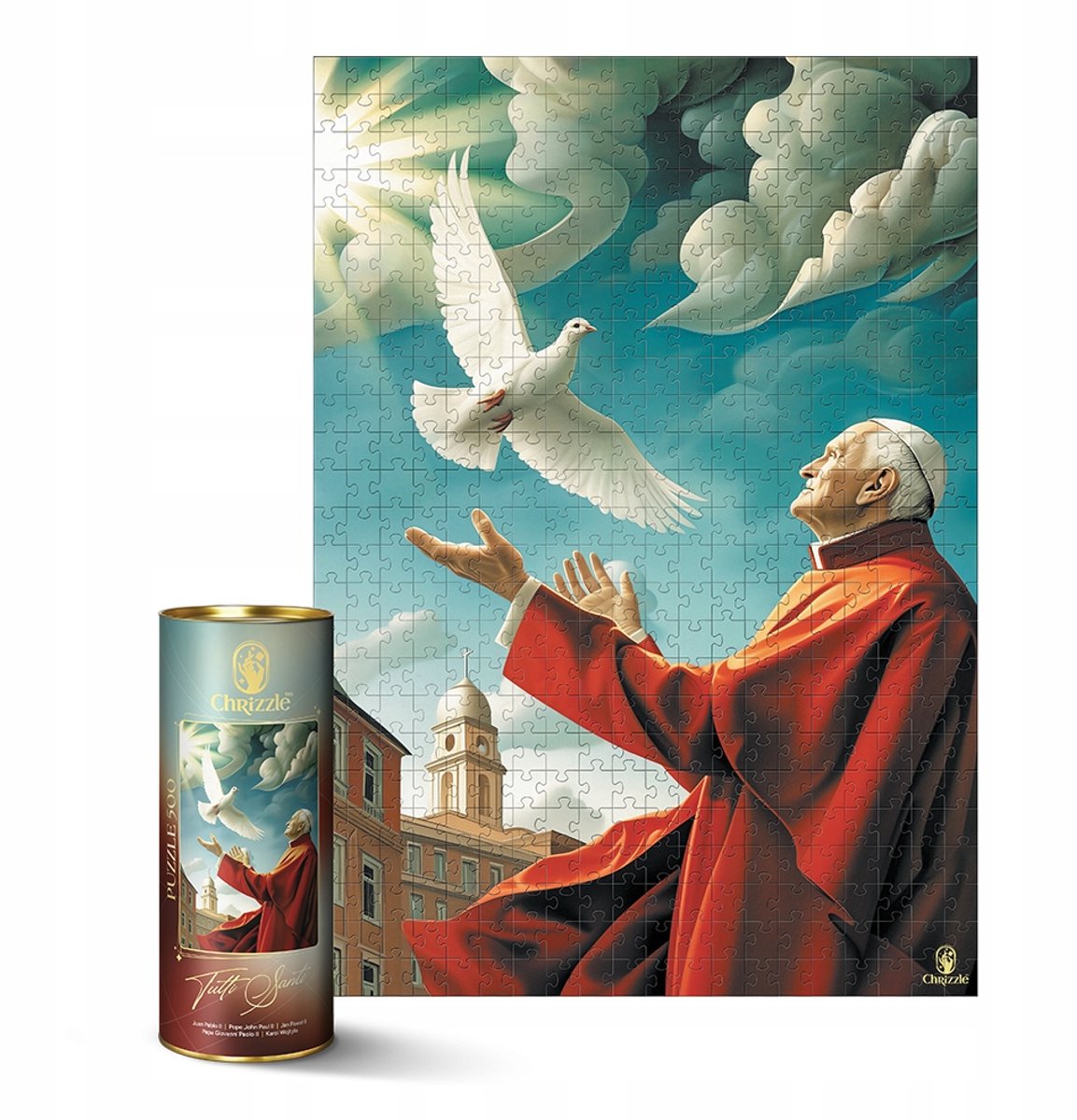Paus Johannes Paulus II Puzzel 500 stukjes - Chrizzle