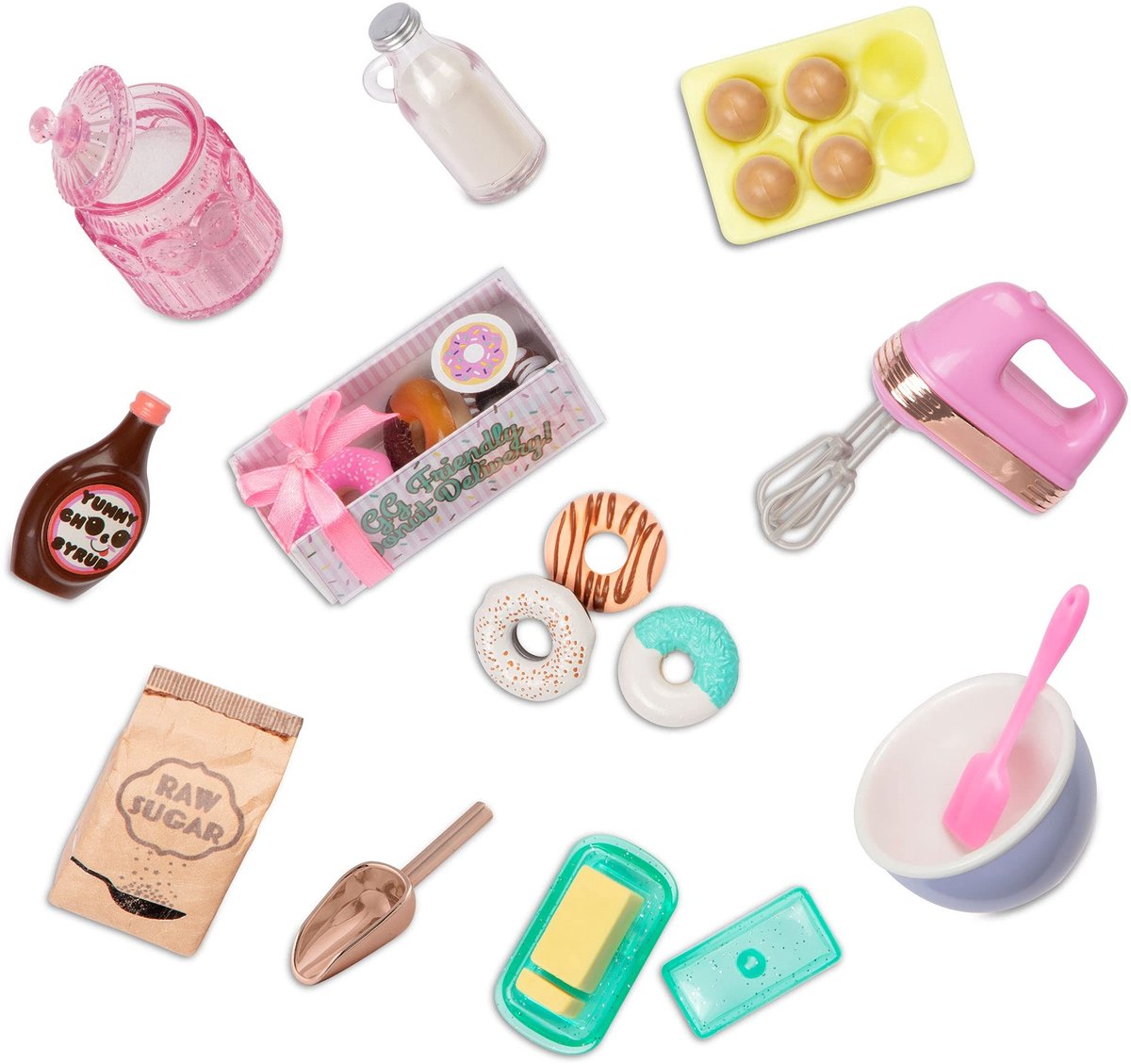 Elzusha - Donut Bakset met Mixer en Keukenaccessoires