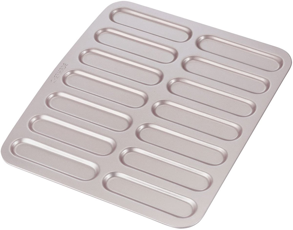 Elzusha - Eclair Bakvorm met 14 Cavities voor Mini Taarten