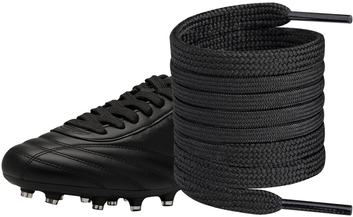 Elzusha - Vervangende Schoenveters voor Voetbalschoenen, 7MM Plat