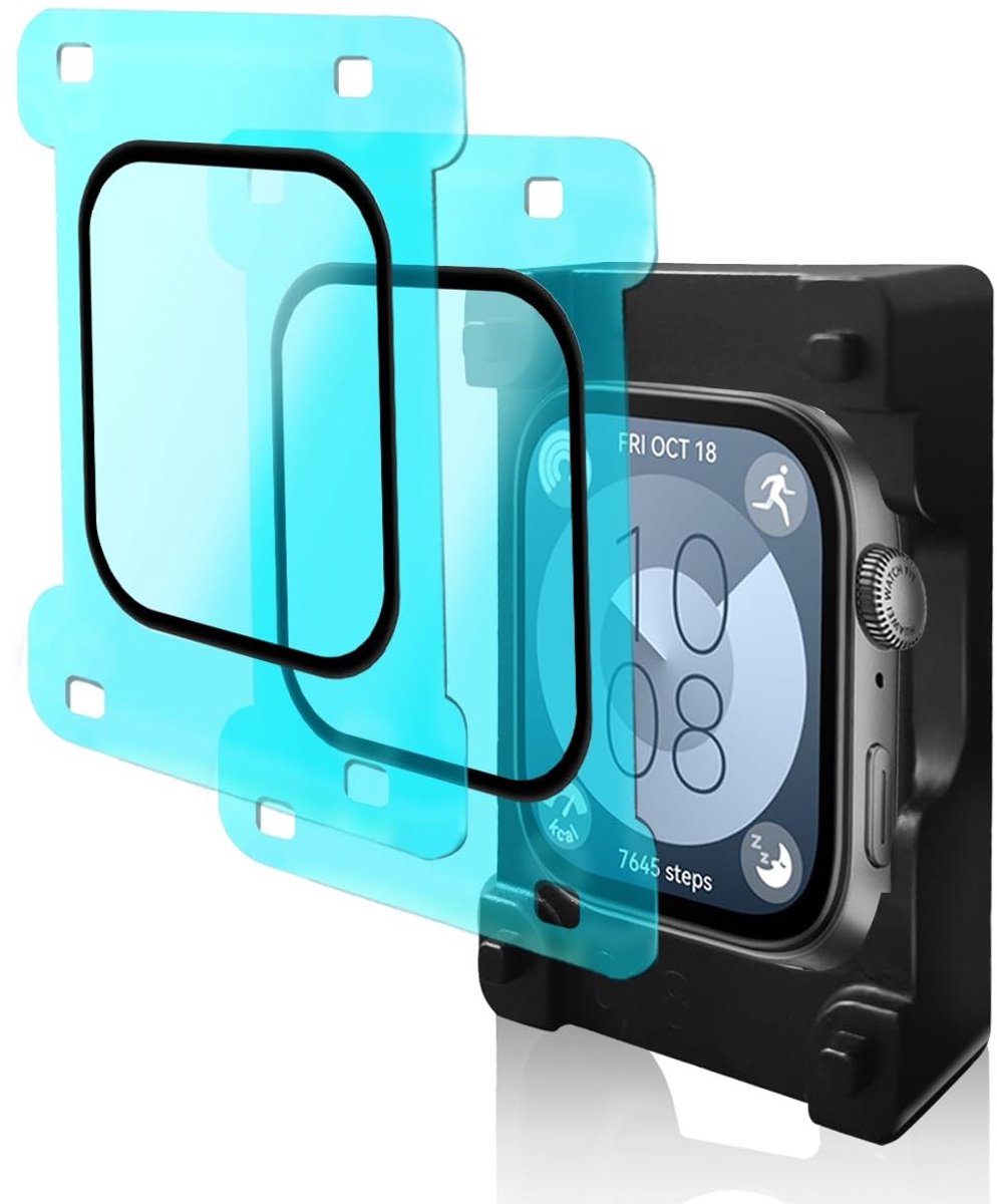 Elzusha - Beschermfolie voor Smartwatch 3, 2 Stuks, Volledige Bedekking