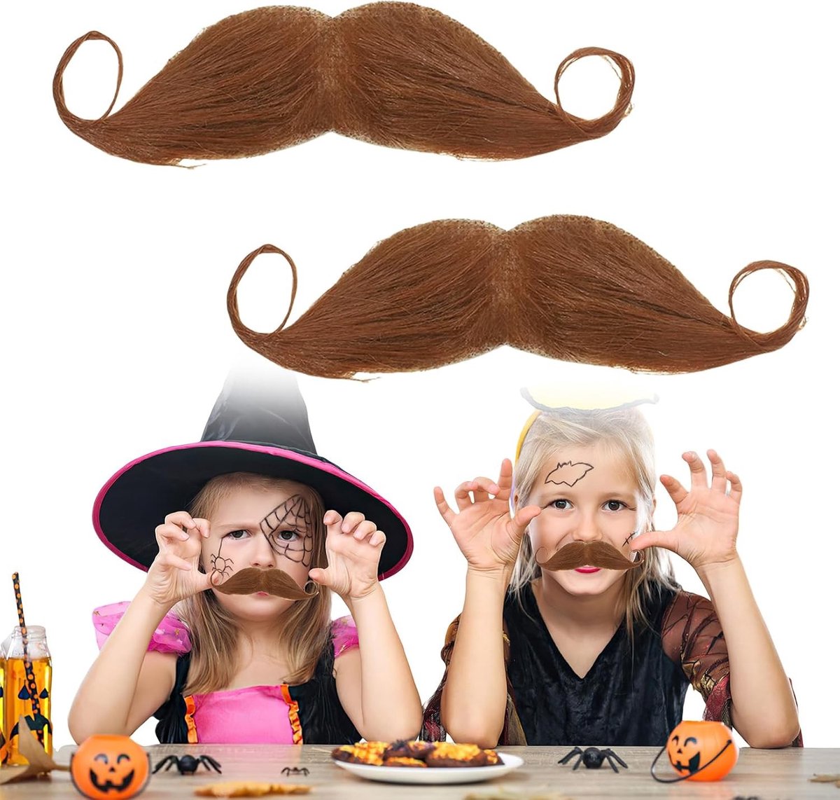 Set van 2 Neppetjes voor een Grappige 80s Cosplay, Ideaal voor Feestjes en Verkleedkleding