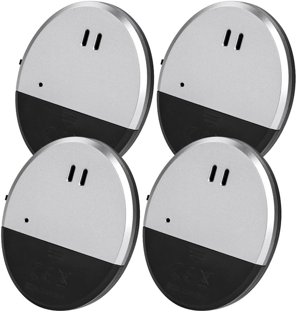 Elzusha - 4-Pack Raamalarmsysteem met 130dB - Vibration Sensors