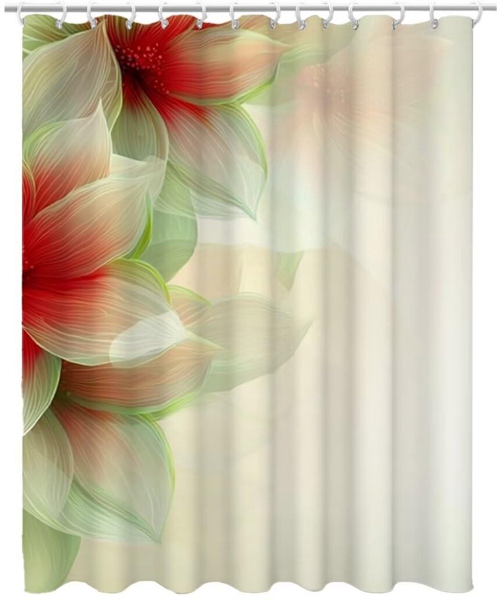 Elzusha - Douchegordijn - Waterdicht polyester - Saliegroen 120 x 200 cm