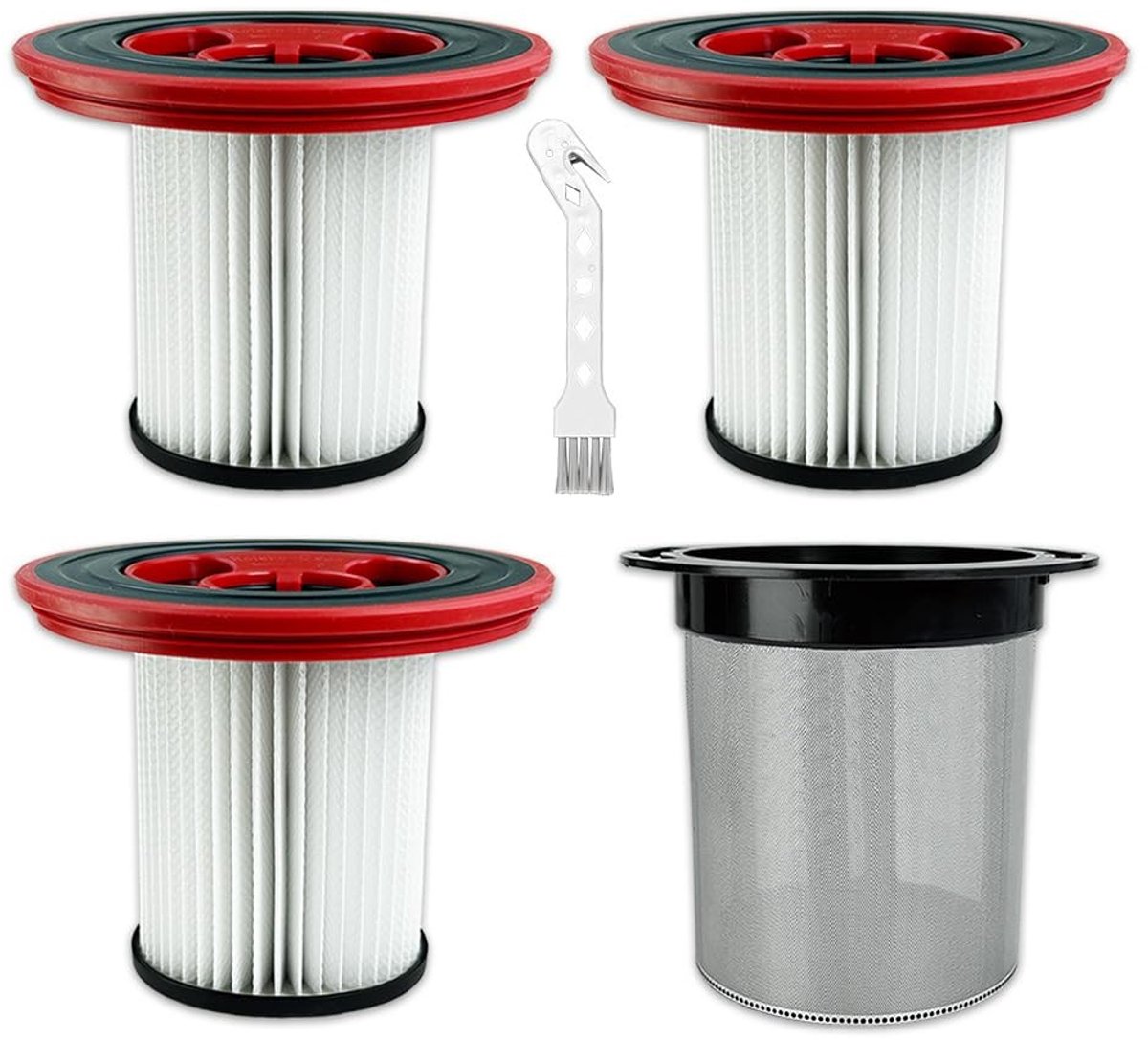 Elzusha - Wasbaar HEPA-filter voor Bosch Unlimited serie 7, 4 stuks