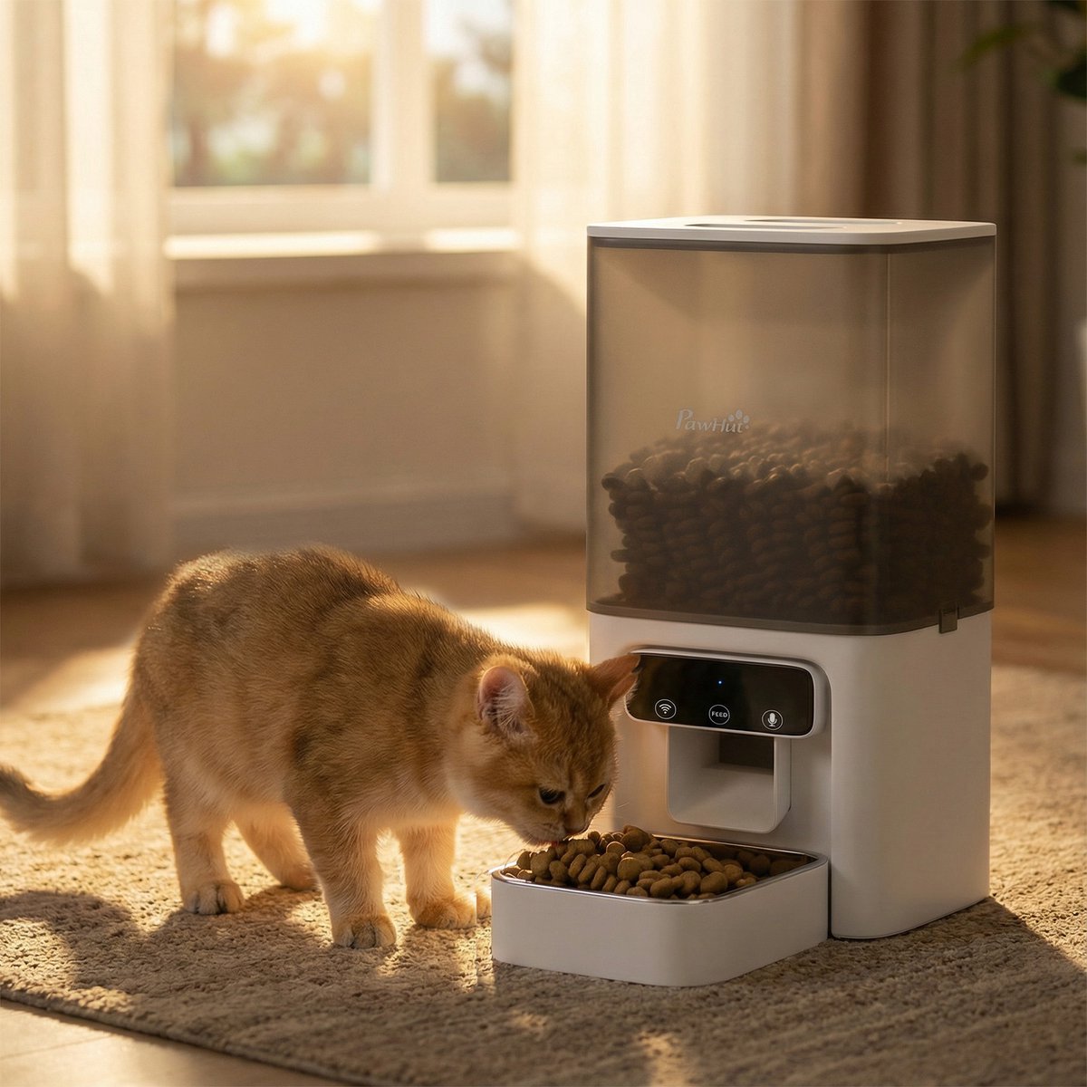 Automatische Voerbak Katten en Honden met App en Spraakopname 4.5L