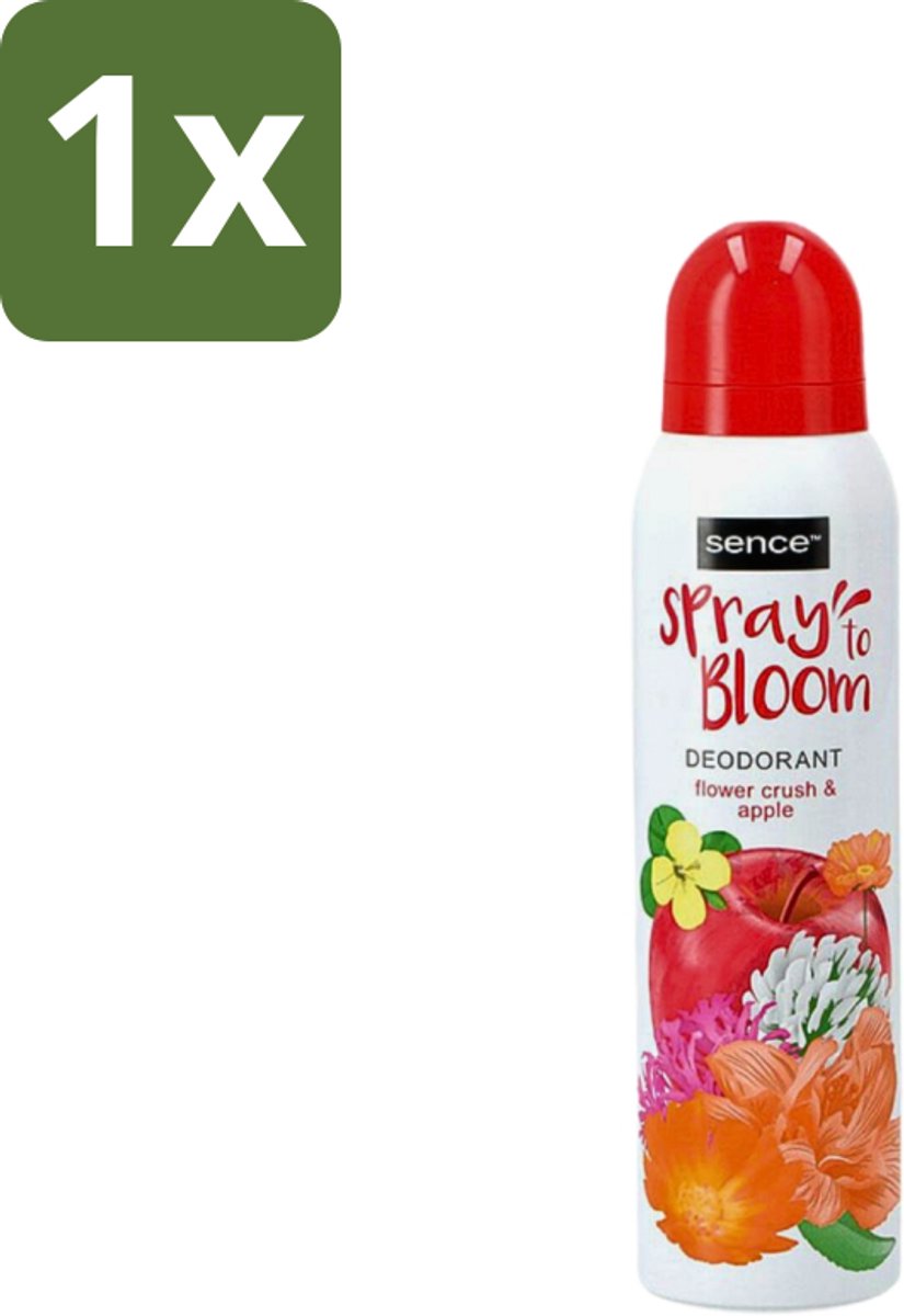1 x Sence - Body-X Women - Deodorant - Spray - 150 ml - Deodorant Spray - Frisheid - Fruitige Geur - Bloemige Geur - Zweetbescherming