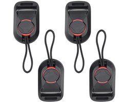 REQAG 4 stuks cameragordeladapter camera snelsluiting cameragordel gesp cameragesp camera nek schoudergordel adapter - ShopVlot