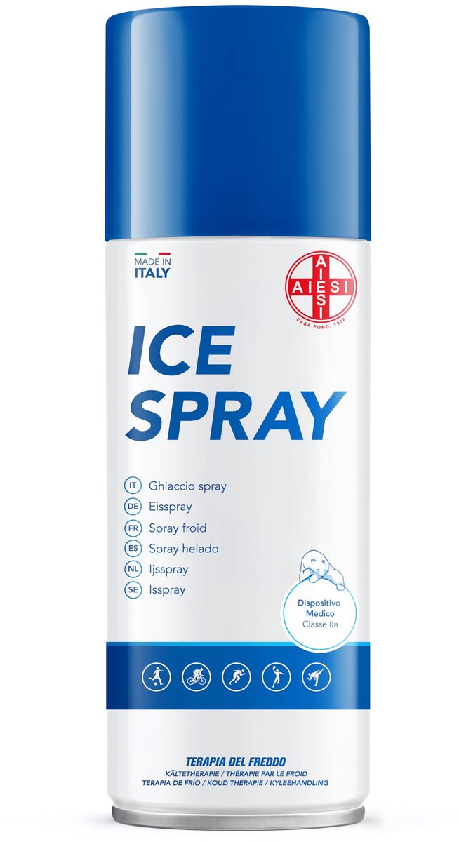 AIESI® Kaltespray met MENTHOL spuitbus van 400 ml ICE SPRAY, Made in Italy - ShopVlot