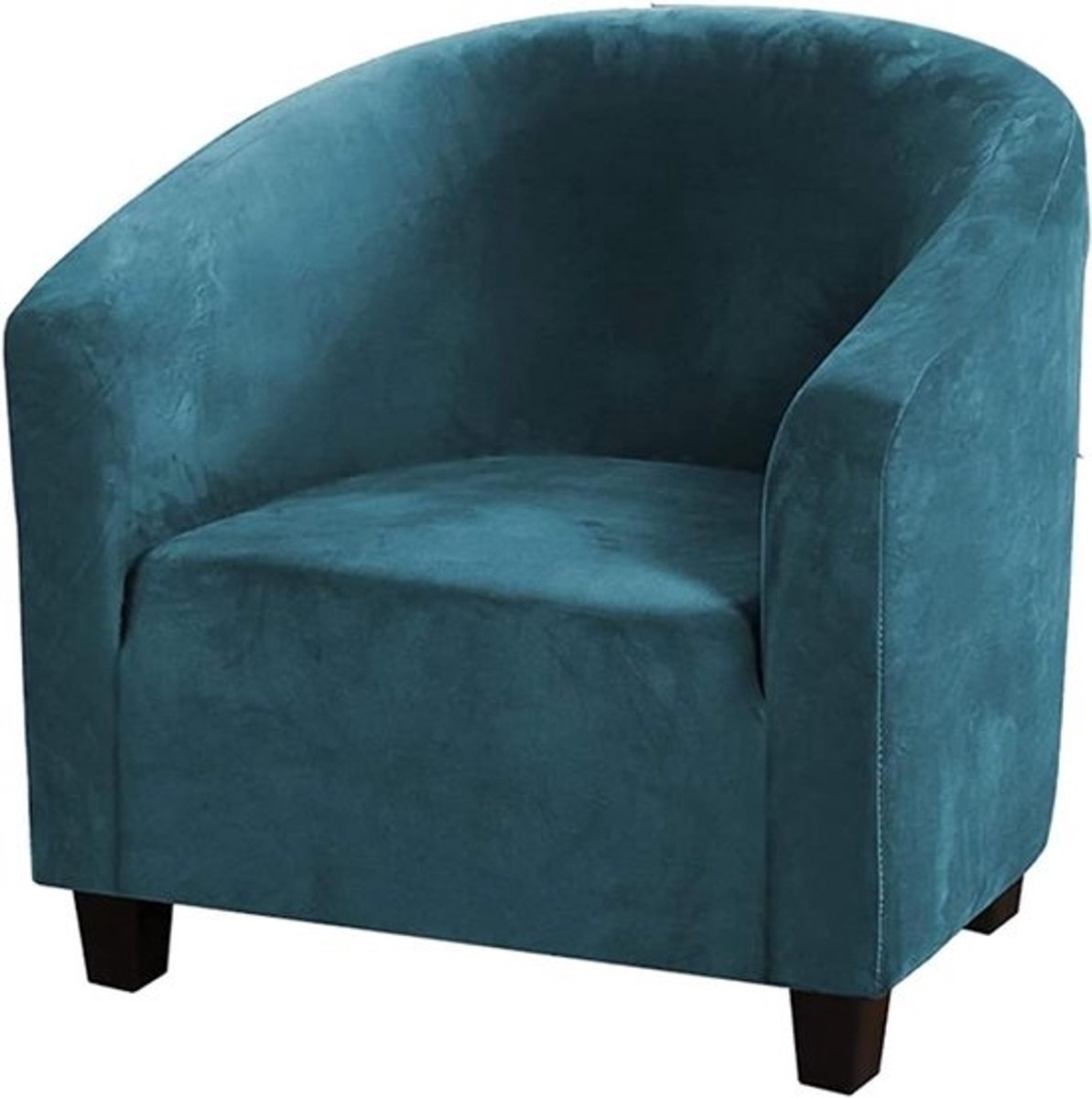 Rekbare Velours Stoelhoezen voor Kuipstoelen – Zachte Bescherming Woonkamer en Eetkamer
