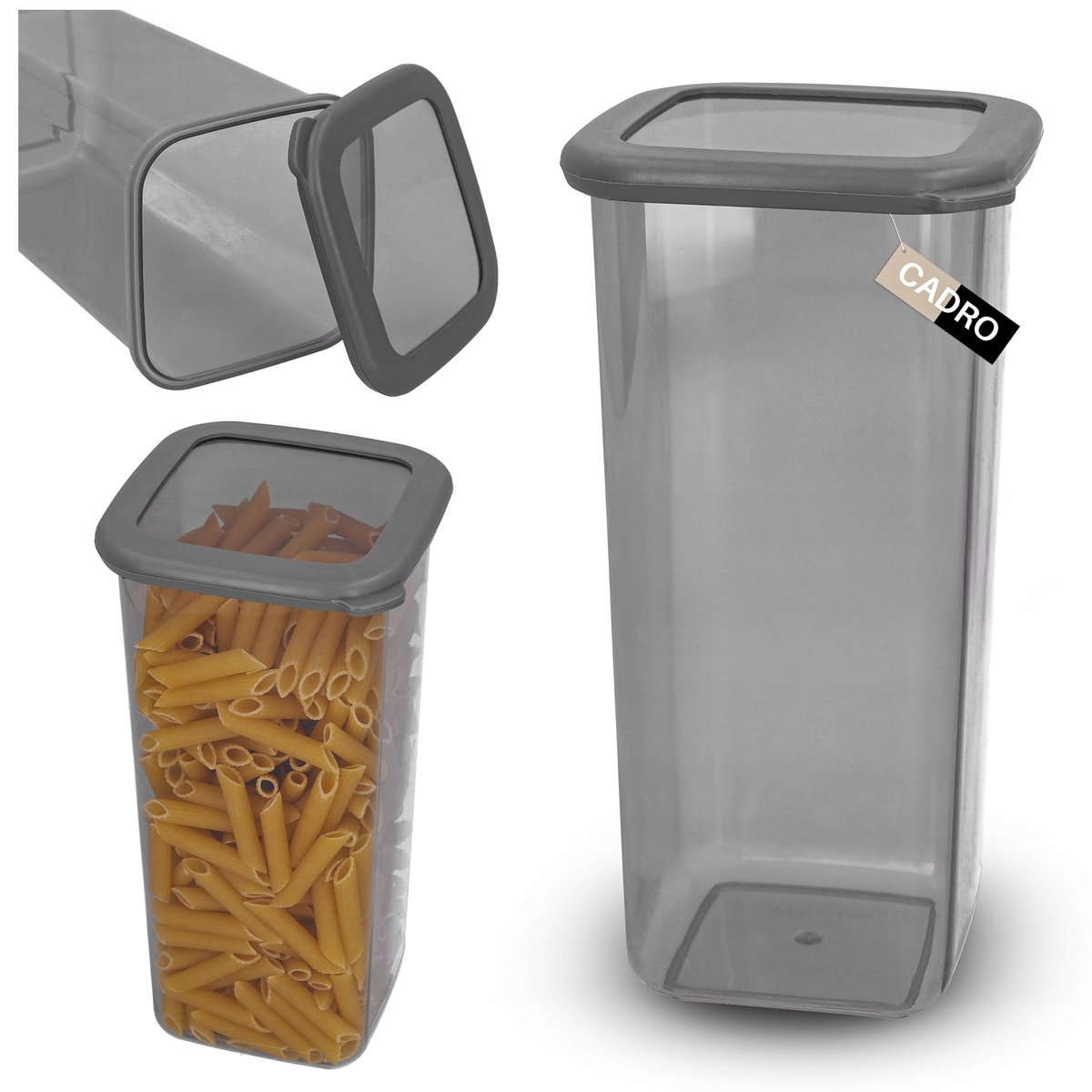 Kunststof Voorraadpot 1600 ml - Ideaal voor Droge Producten