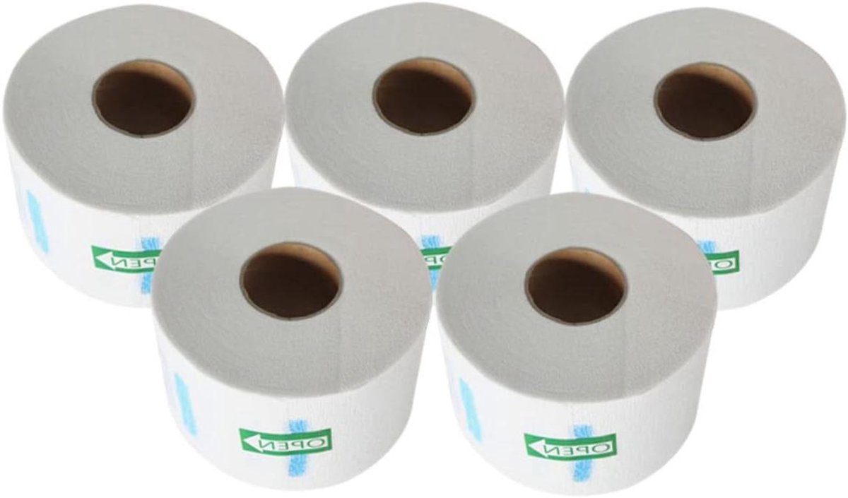 Nekstrips Kappers - Haarverzorging Professioneel - Hygiënisch Werken - Verstelbaar en Rekbaar - 5 Stuks - Wit