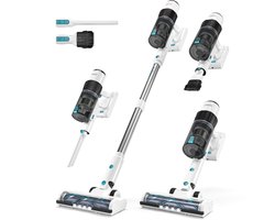 Princess 339520 Draadloze Steelstofzuiger en Handstofzuiger - 25,9V - 350W - Tot 50 Minuten Accuduur - Inclusief Accessoires