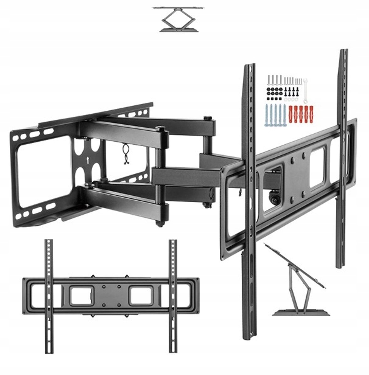 Draaibare TV-muurbeugel voor Toshiba 50 inch - Sterk & Verstelbaar