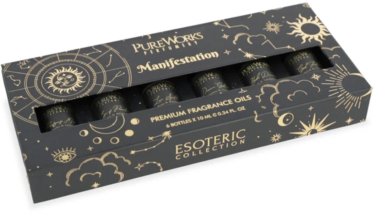 Song of India - pure works - manifestatie geurolie set - esoteric collection - manifesteren - cadeau set - olie