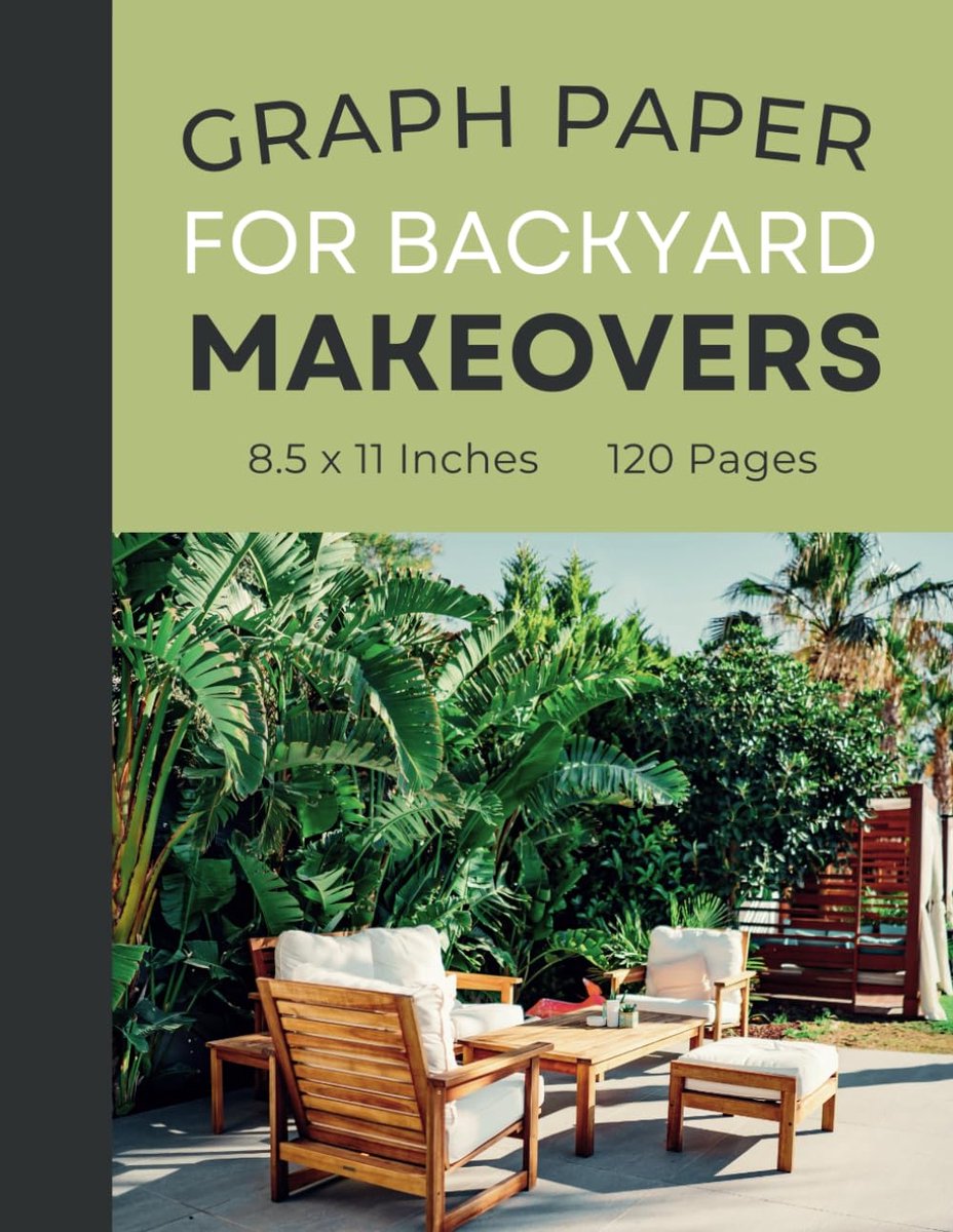 Graph Paper for Backyard Makeovers: Modern Yard and Patio Planner - ShopVlot