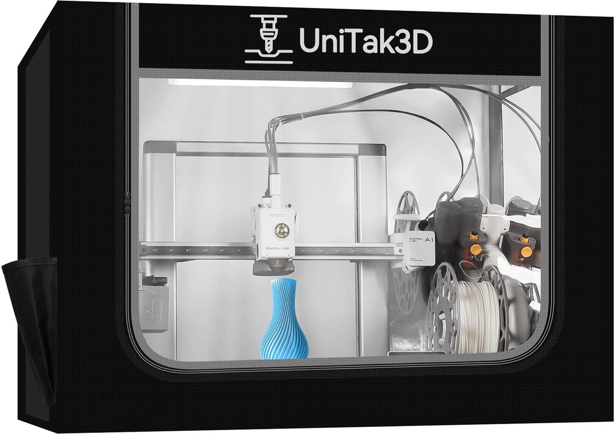 3D Printer Case met LED Verlichting - Brandveilig en Stofvrij