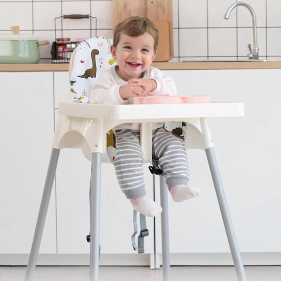Stoelverkleiner Kinderstoel - Baby Inzet - Comfortabel Zitten - Verstelbare Dikte - 20 x 17 cm - Grijs — afbeelding 5
