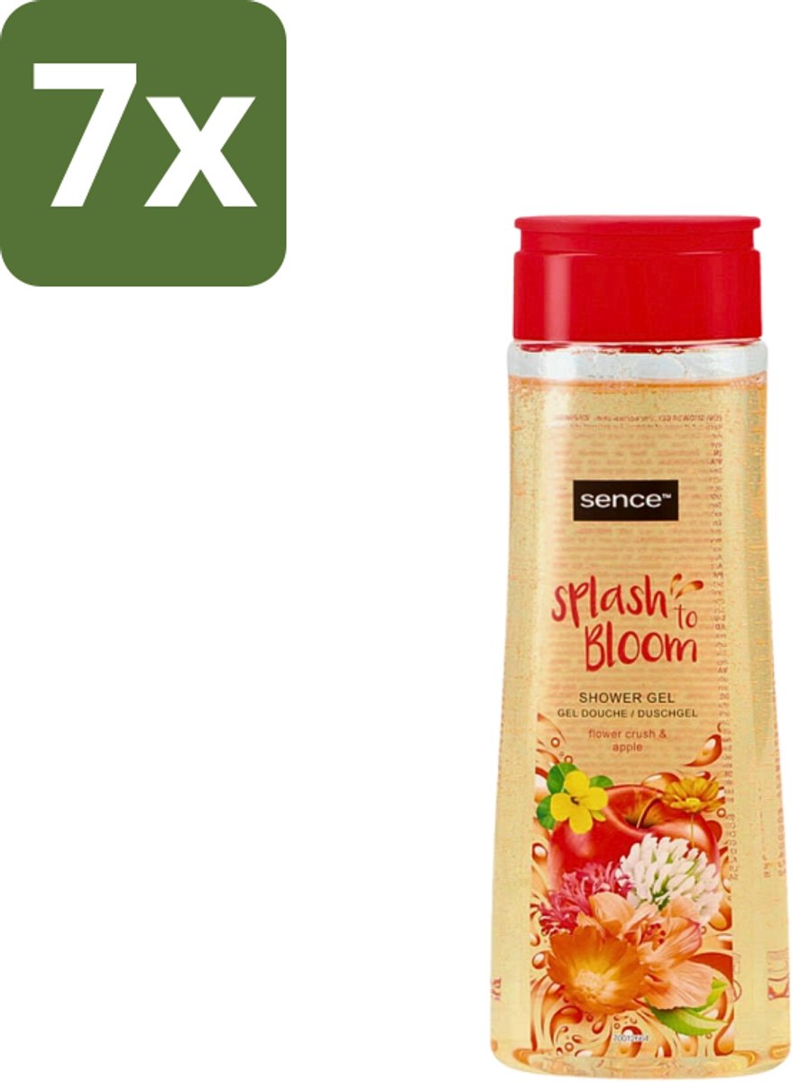 7 x Sence - Body-X Twilight Amber - Douchegel - Voor Vrouwen - 500 ml - Douchegel Voor Vrouwen - Fruitige Geur - Bloemige Geur - Douchegel Voor Dagelijkse Gebruik - Verzorgende Douchegel
