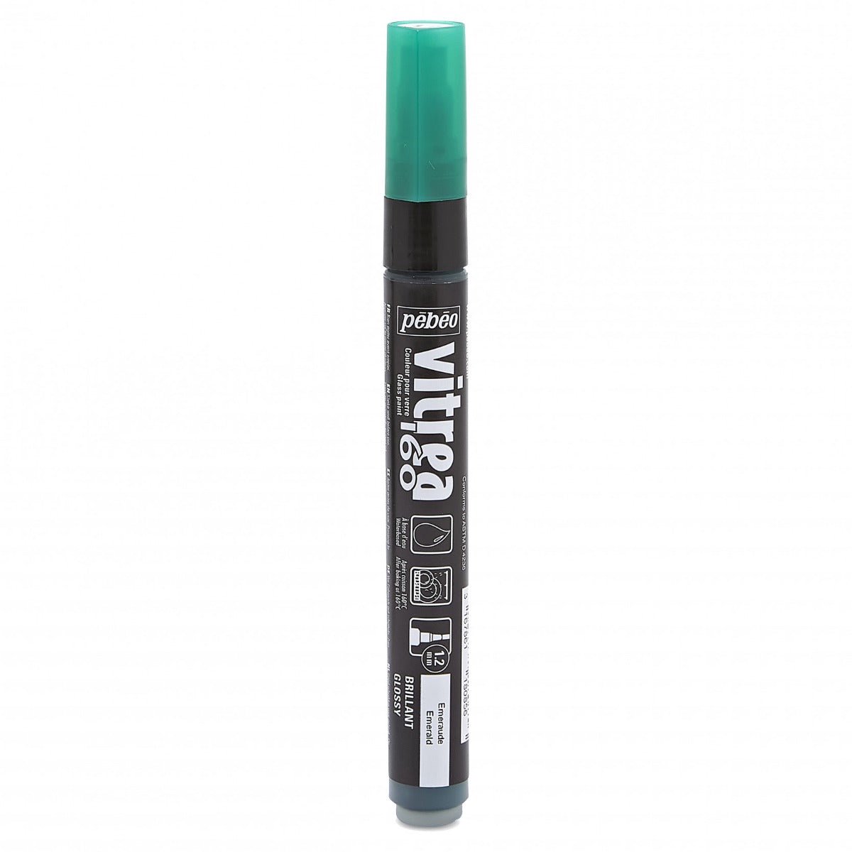 Pebeo Vitrea 160 Transparente Kleuren Marker - Glanzend Paprika