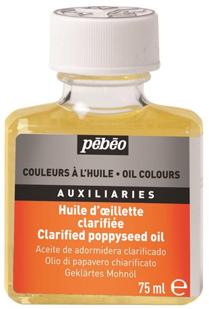 Pebeo Clarified Poppy Seed Oil 75 ml.