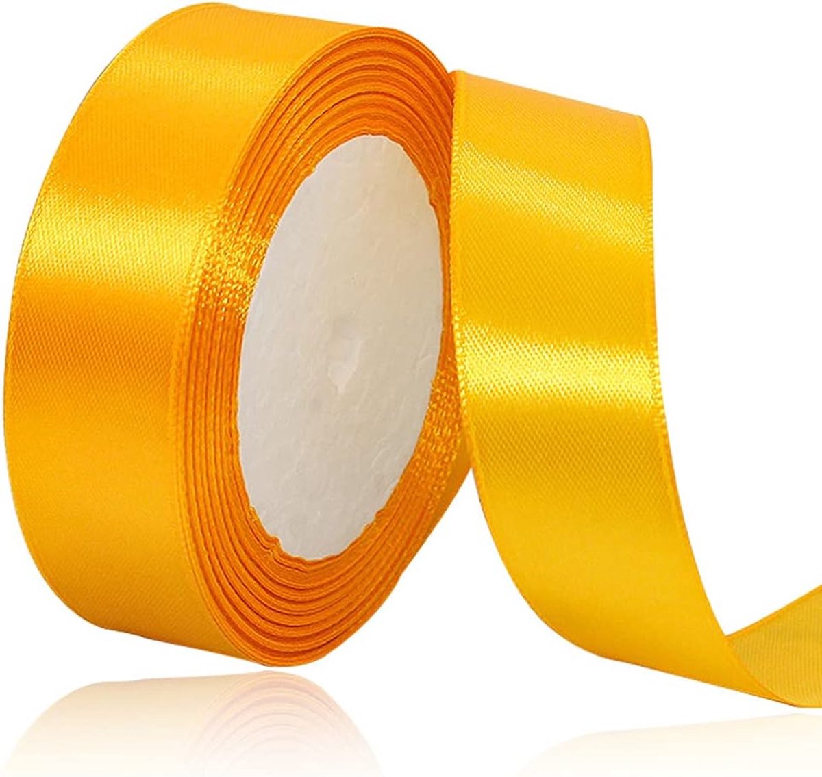 Linten, 25 mm breed, 22 meter lint, cadeaulint voor geschenkverpakkingen, doe-het-zelf handwerk, boeketten, naaiprojecten, strikken maken, verjaardags- en bruiloftsdecoraties
