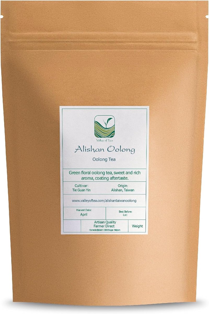 Taiwan Oolong Thee - Taiwanese Tie Guan Yin - Taiwanese Wu Long Losse Thee Van Ali Shan | romige bloemige smaak uit het hoge Ali Shan gebergte - meerdere keren te trekken