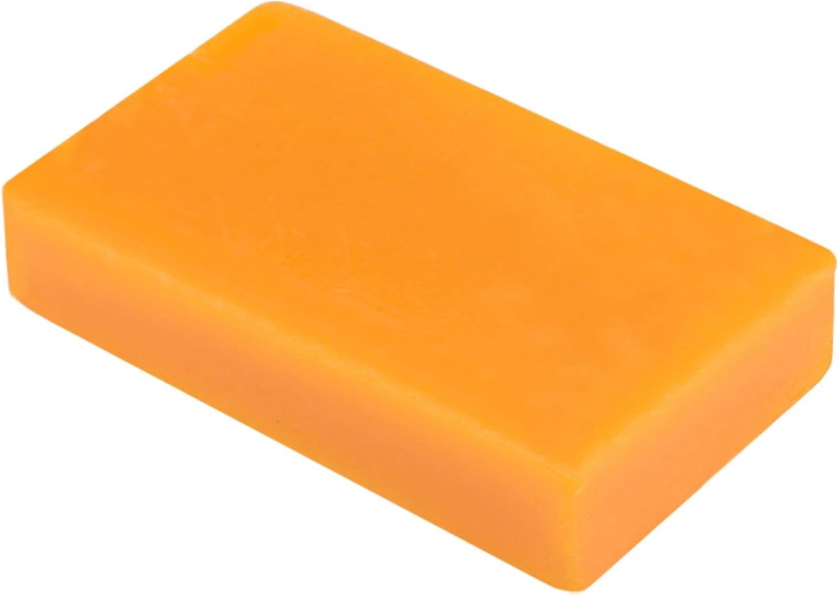 blok, 7,9 x 5,4 x 1,0 cm, natuurlijke bijenwas draad lijn wax rechthoek, bijenwas lederen ambacht - (Toepassingen: voor lederen naaien)