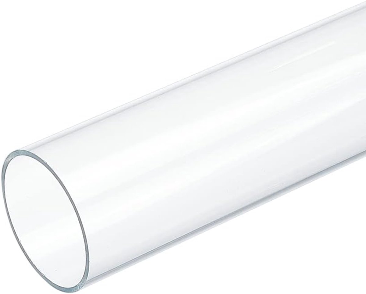 305X40Mm Acryl Ronde Buis Clear Stijve Pijp Holle Bar Staaf Voor Diy Ambachten Lampen Aquarium Architecturale Model Maken