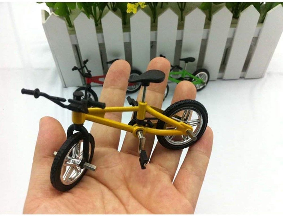 4 stuks vingerfiets, mini-fiets, fietsmodel voor kinderen