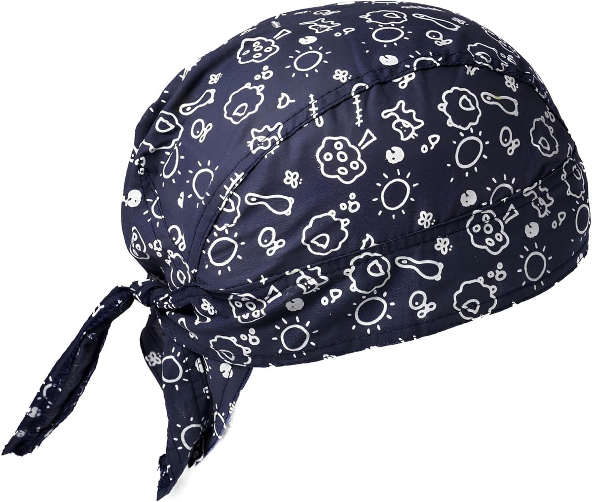 Piraten Bandana Zomer Katoen Kleurrijk Ontwerp, Geschikt voor 1-3 Jaar [Kleur]