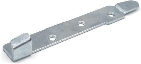 Set van 4 bedbeslagen, bedverbinders voor lattenbodem, meubelverbinders, complete set om te schroeven, 145 mm — afbeelding 2