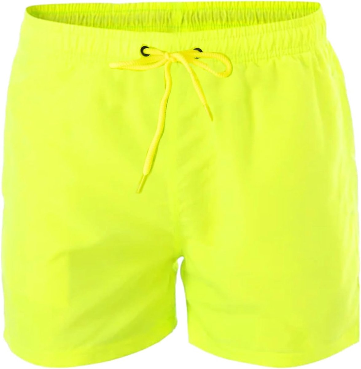 Bermuda Heren Zwembroek Fluo Zwemshorts Boxer Swimsuit Nieuw N3033 [Neon Oranje, S]