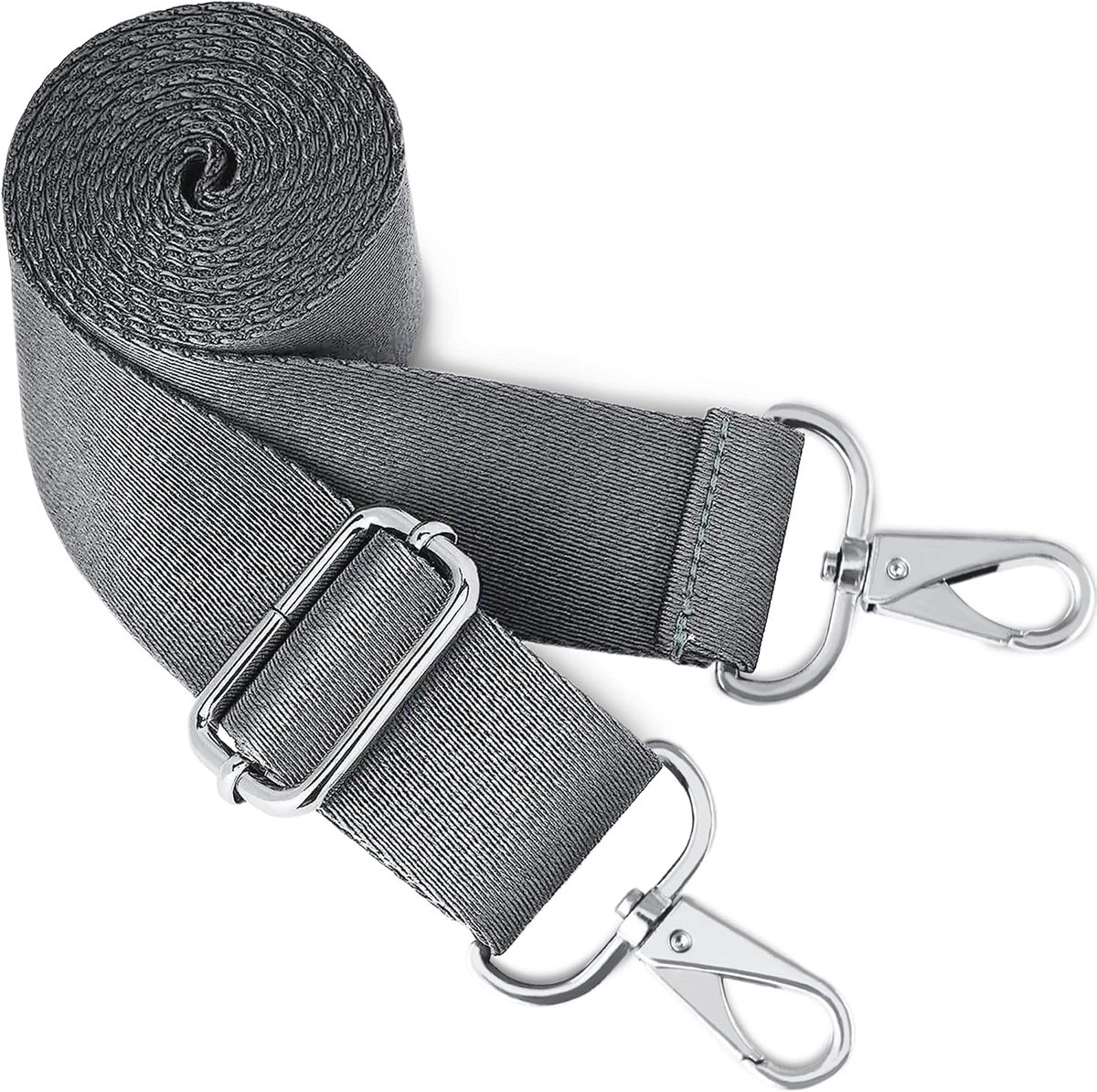 Brede Vervangende Schoudertasriem met Clips voor Cameratas, Handtas, Verwisselbare Schoudertasriem, Universeel en Verstelbaar, 80-143cm