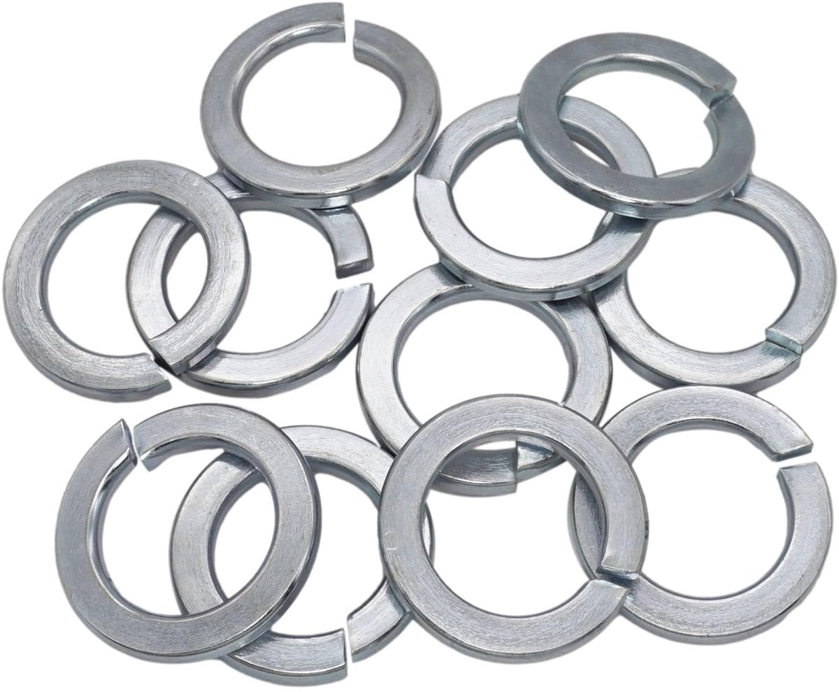 (5 stuks) Verzinkte DIN127 veerringen M22, metalen ringen, veergespleten borgringen
